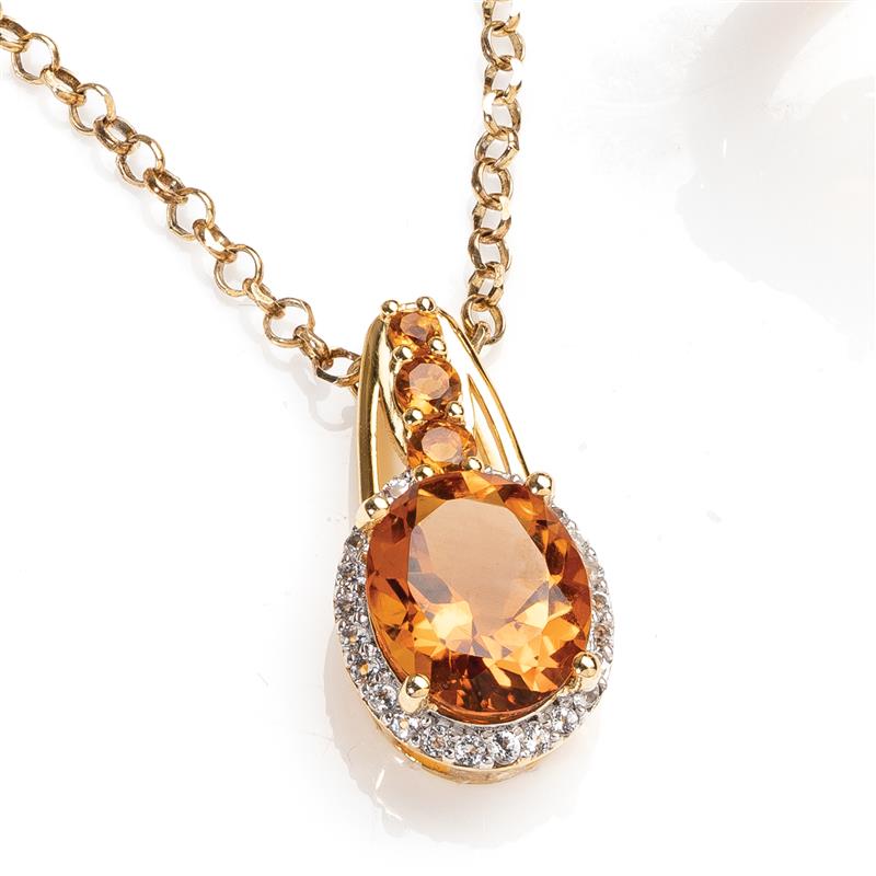 Sunny Madeira Citrine Pendant